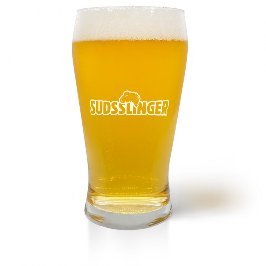 Suds Slinger Pub Craft Beer Glass