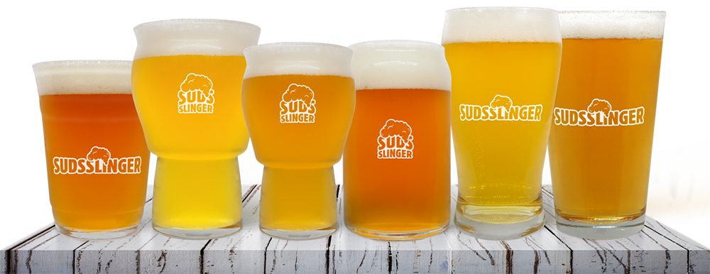 Suds Slinger Craft Beer Glasses Set